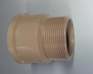 Adapter PVC Weldable Short W/ Thread 60mmx2" NBR 5648